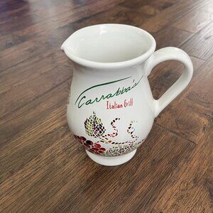 CARRABBA'S ITALIAN GRILL PITCHER BY HALL MADE IN U.S.A - 2455